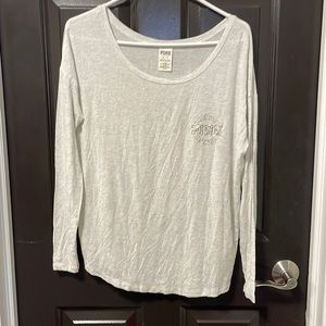 Pink long sleeve tee